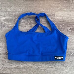 Muscle Nation Women's Vibrant Blue Sports Bra